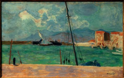 Cannes hamn eller det latinska seglet av Pierre Bonnard