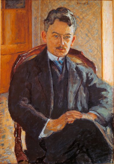 Porträtt av G.B. Georges Besson: konstkritiker och samlare, av Pierre Bonnard