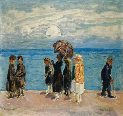 Vandrare vid havet; Vandrare vid havet av Pierre Bonnard