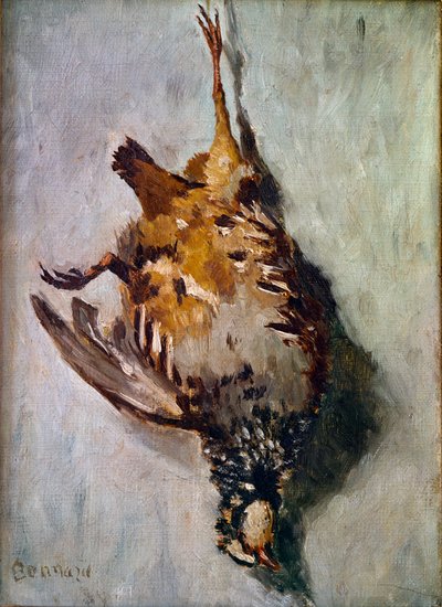 Röd rapphöna av Pierre Bonnard