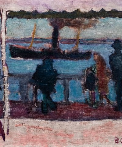 River Walk, detalj av Pierre Bonnard
