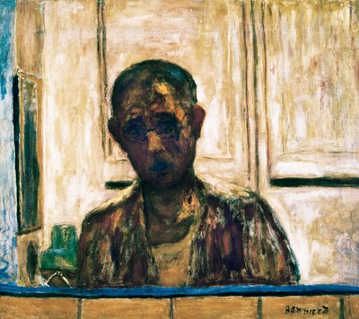 Självporträtt i en rakspegel av Pierre Bonnard