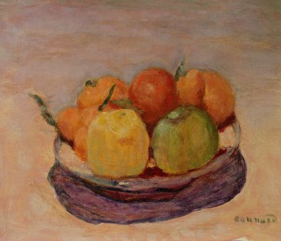 Stilleben med frukt av Pierre Bonnard
