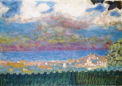 Stormig himmel över Cannes, 1945 av Pierre Bonnard