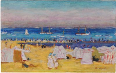 The Beach (Arachon), ca 1922 (olja på duk) av Pierre Bonnard