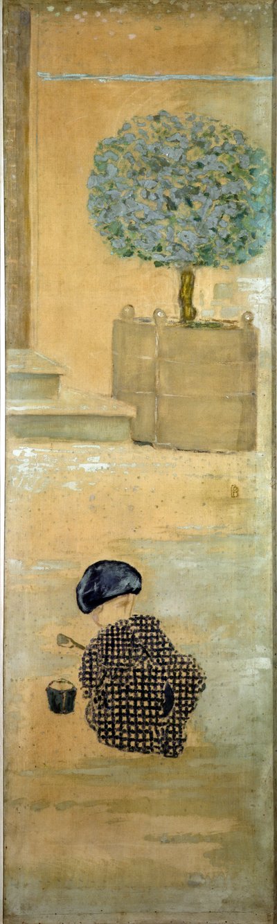 Barnet med ett sandslott, eller barnet med en hink, 1894 av Pierre Bonnard