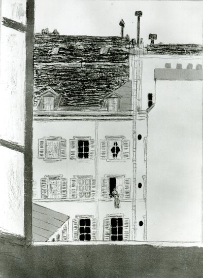 Huset på innergården av Pierre Bonnard