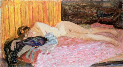 Rosa soffan av Pierre Bonnard