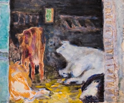 Stallet, ca 1912 (olja på duk) av Pierre Bonnard