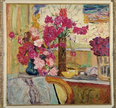 Tre buketter av Pierre Bonnard