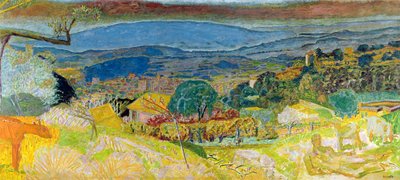 Utsikt över Le Cannet, 1928 av Pierre Bonnard