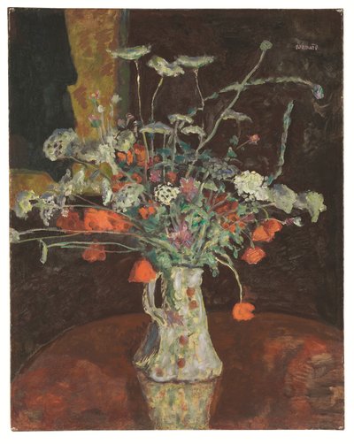 Vilda blommor, paraplyer och vallmo, ca 1912 (olja på duk) av Pierre Bonnard