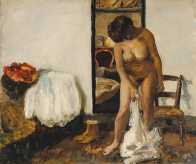 Kvinna avklädning; Hustru avklädning av Pierre Bonnard
