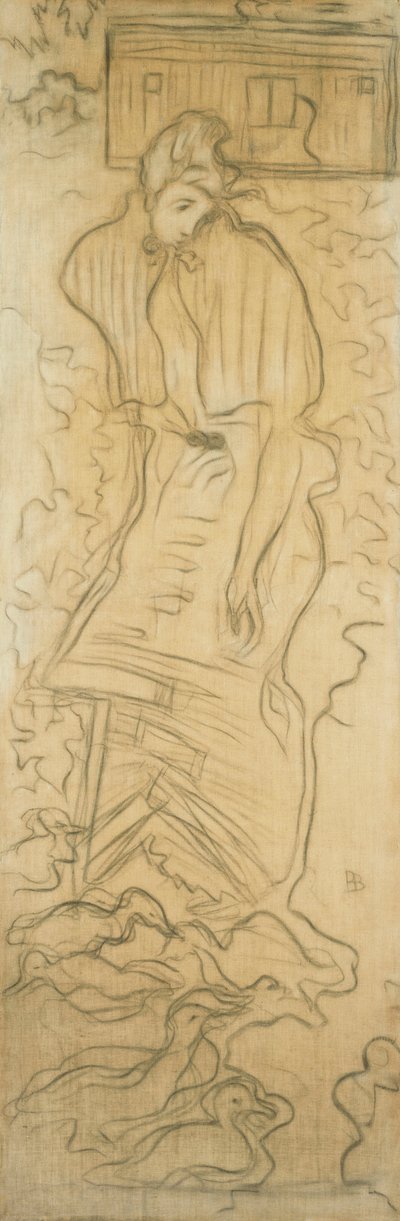 Kvinna med ankor; Ankkvinnan av Pierre Bonnard