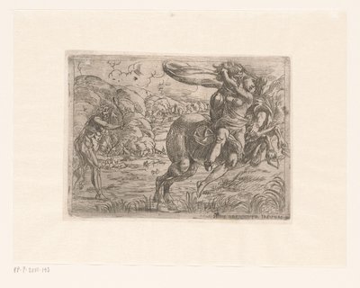 Hercules räddar Deianira från Nessus av Pierre Brebiette