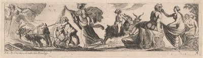 Satyr som kör ett par getter av Pierre Brebiette