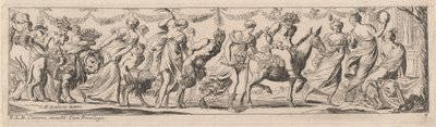 Kvinna som piskar en Satyr av Pierre Brebiette