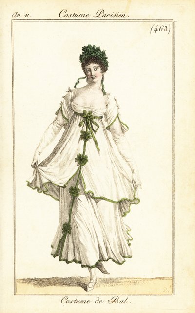Kvinna som dansar på en bal, Paris av Pierre Charles Baquoy