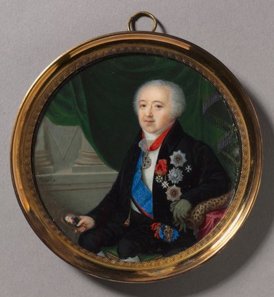 Porträtt av prins Alexander Bezborodko av Pierre Charles Cior
