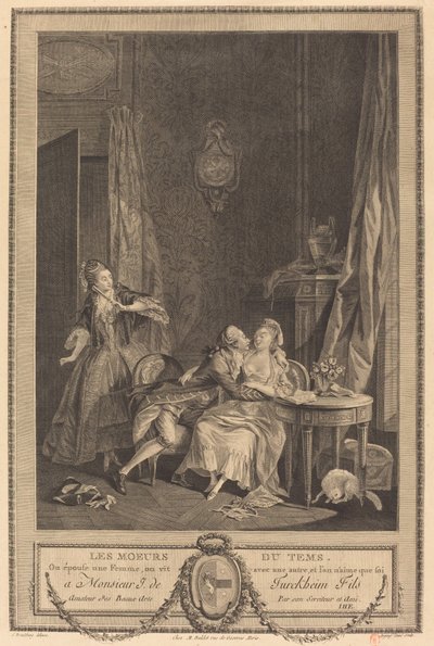 Tidens seder av Pierre Charles Ingouf after Sigmund Freudenberger