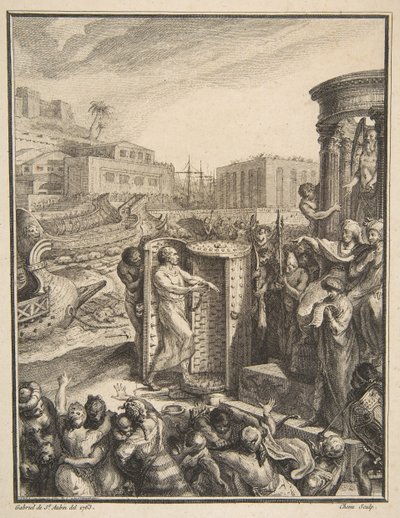Regulus dömd till den mest hemska tortyren, 1700-talet. av Pierre Chenu
