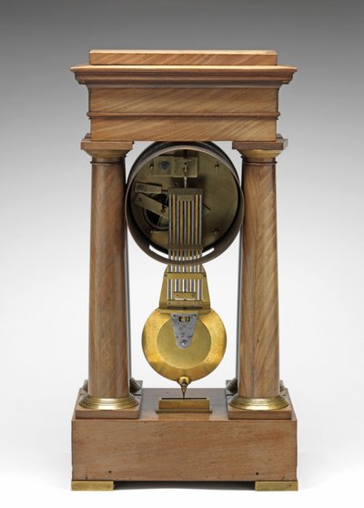 Decimalklocka, ca 1798-1805 (furu, mässing och emalj) av Pierre Daniel Destigny