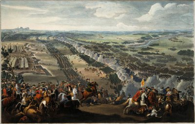 Slaget vid Poltava den 27 juni 1709, efter 1724. av Pierre Denis II Martin