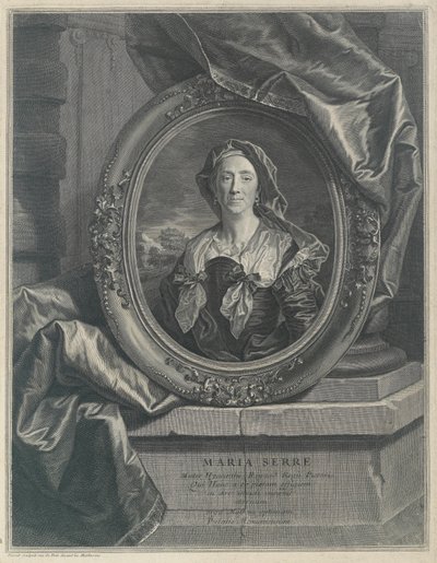Madame Marie Rigaud (Maria Serre) av Pierre Drevet