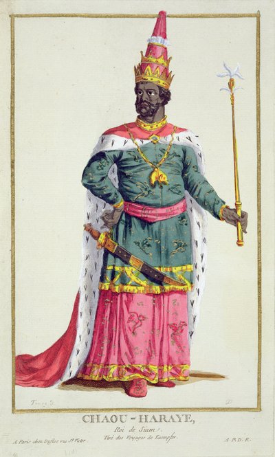 Kung Chau-Haraye av Siam från 