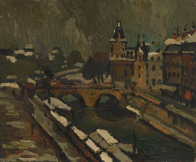 Paris på vintern av Pierre Dumont