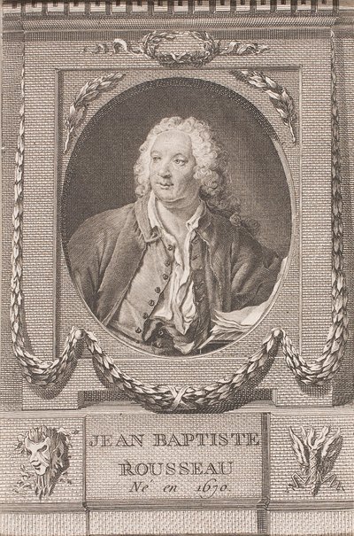 Jean Baptiste Rousseau av Pierre Dupin