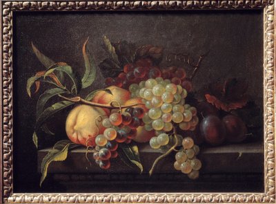 Frukt på ett bord. Målning av Pierre Dupuis (1610-1682) av Pierre Dupuis