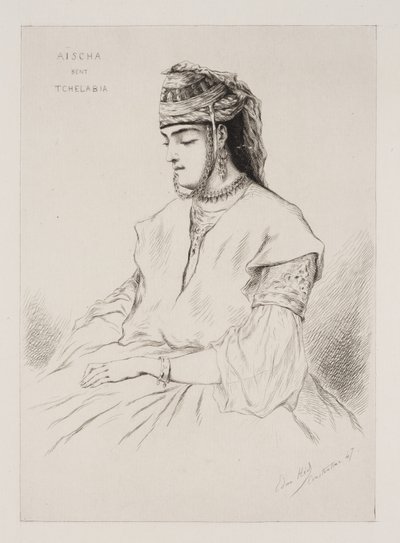 Aischa Bent Tchelabia av Pierre Edmond Alexandre Hedouin