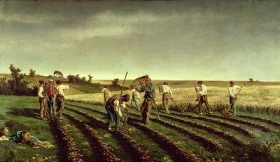 Skörda Sainfoin i Chambaudouin, 1882 av Pierre Edmond Alexandre Hedouin