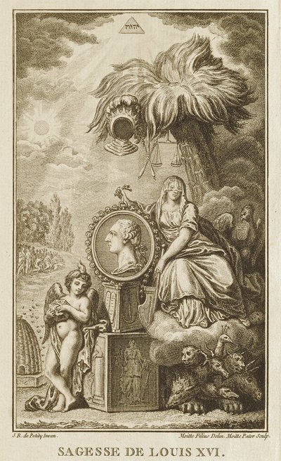 Ludvig XVI:s visdom av Pierre Etienne Moitte