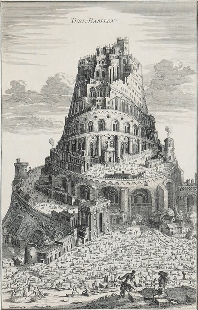 Babylons torn av Pierre Fourdrinier
