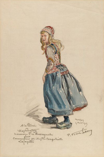 Bondeflicka av Pierre Franc Lamy