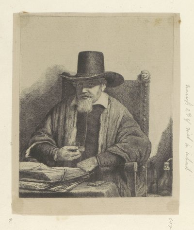 Porträtt av inspektör Arnold Tholinx Samling av åttiofem originaltryck (serietitel) av Pierre François Basan