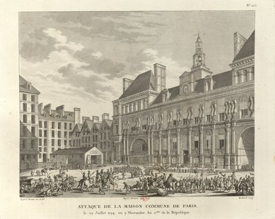 Attack mot Pariskommunen av Pierre Gabriel Berthault
