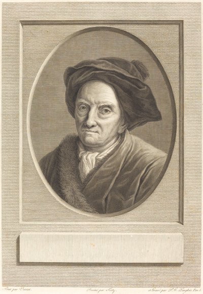 Fontenelle スウェーデン語 av Pierre Gabriel Langlois after Guillaume Voiriot after Jean Jacques Forty