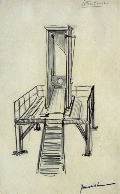 Giljotin av Pierre Georges Jeanniot