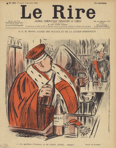 Illustration för Le Rire av Pierre Georges Jeanniot