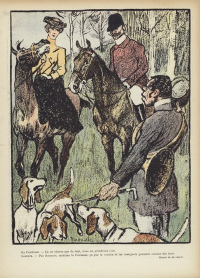 Illustration för Le Rire av Pierre Georges Jeanniot