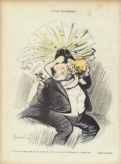 Illustration för Le Rire av Pierre Georges Jeanniot
