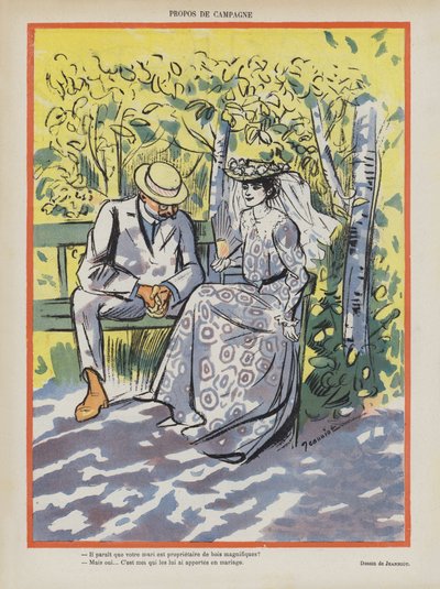Illustration för Le Rire av Pierre Georges Jeanniot