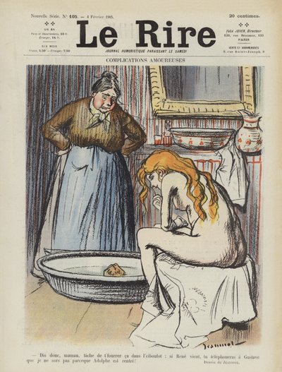 Illustration för Le Rire av Pierre Georges Jeanniot