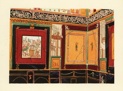 Exedra i atriumet i House of Siricus, Pompeji av Pierre Gusman