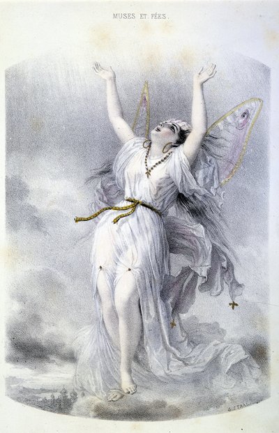 Fairy: La Peri - i "Mythological women", av Mery och Foelix, ill. av G. Staal, red. av Gouet av Pierre Gustave Eugene Staal