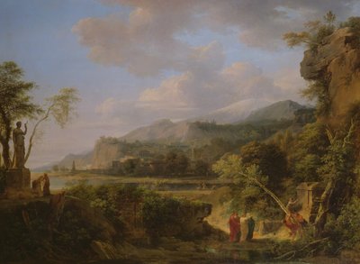 Cicero upptäcker Arkimedes grav, 1787 av Pierre Henri de Valenciennes