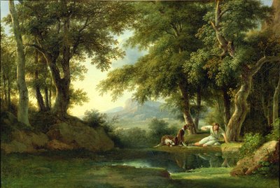 Narcissus beundrar sin reflektion av Pierre Henri de Valenciennes